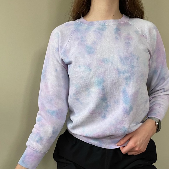 Tie dye crew neck sweater - Picture 3 of 6